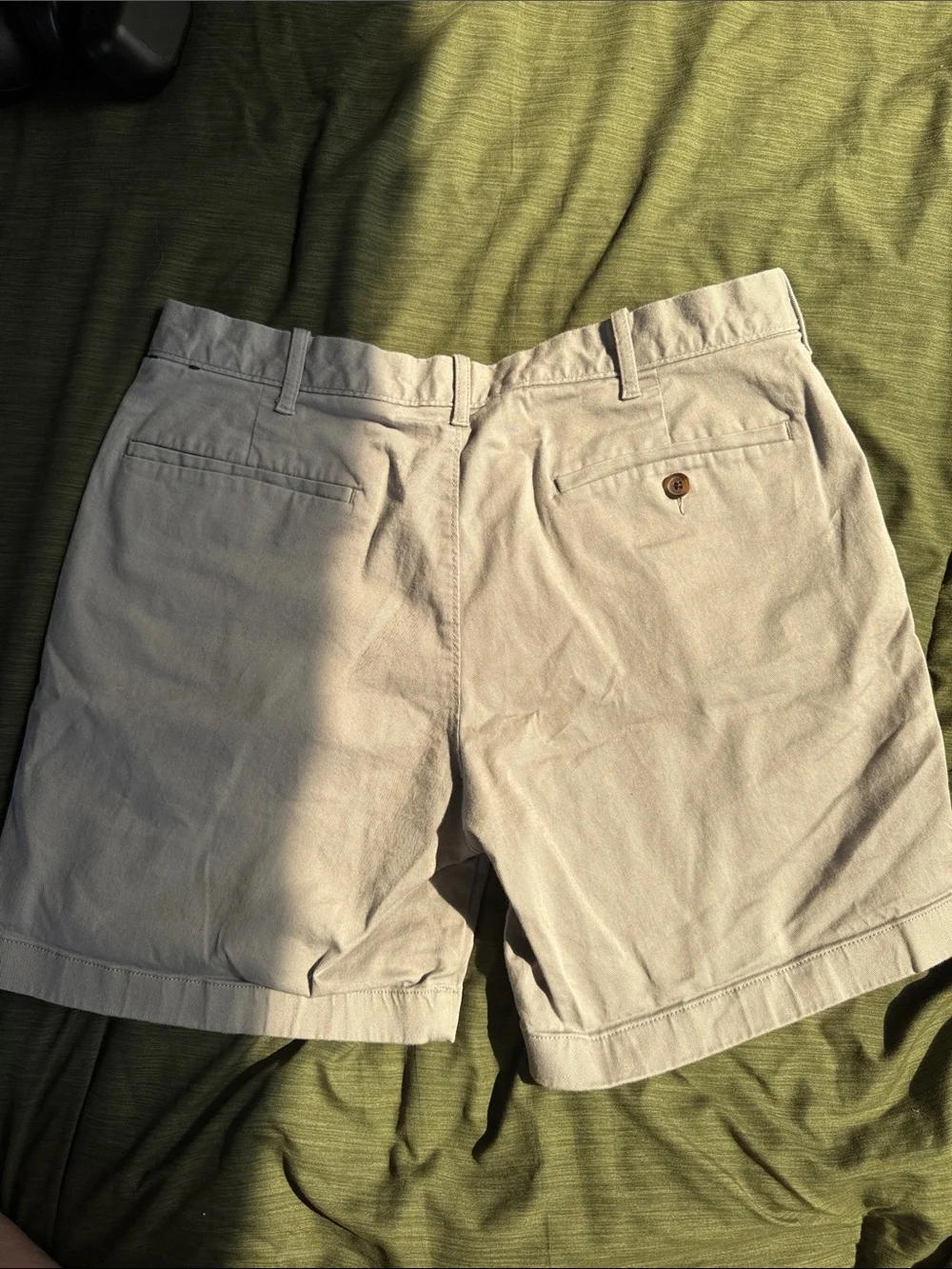 J. Crew Beige Flat-Front Cotton Shorts